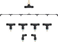 6-Nozzle Poly Boom Wand with 3/8 Brass Fittin...