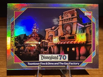 Topps Disneyland 70th Toontown 5 & Dime And The Gag Factory  Rainbow Foil #27