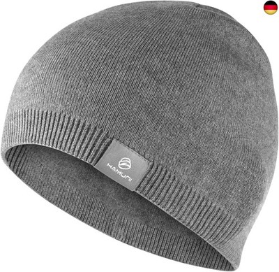 Strickmütze Damen Thermo Winter Mütze Herren Beanie Mütze Weich Sportmütze Atm