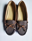 Michael Kors Women's Slip-On Shoes size 7M Logo Slip-On LOAFERS — photo 3