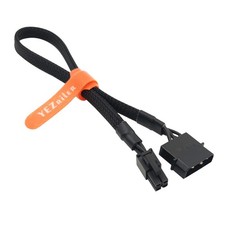 2-Pack Molex to 4 Pin ATX Cable LP4 Molex Male to ATX 4pin Male Auxiliary P...