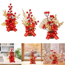 Chinesische Neujahrsdekoration, Tischdekoration für Esstisch, Bücherregal