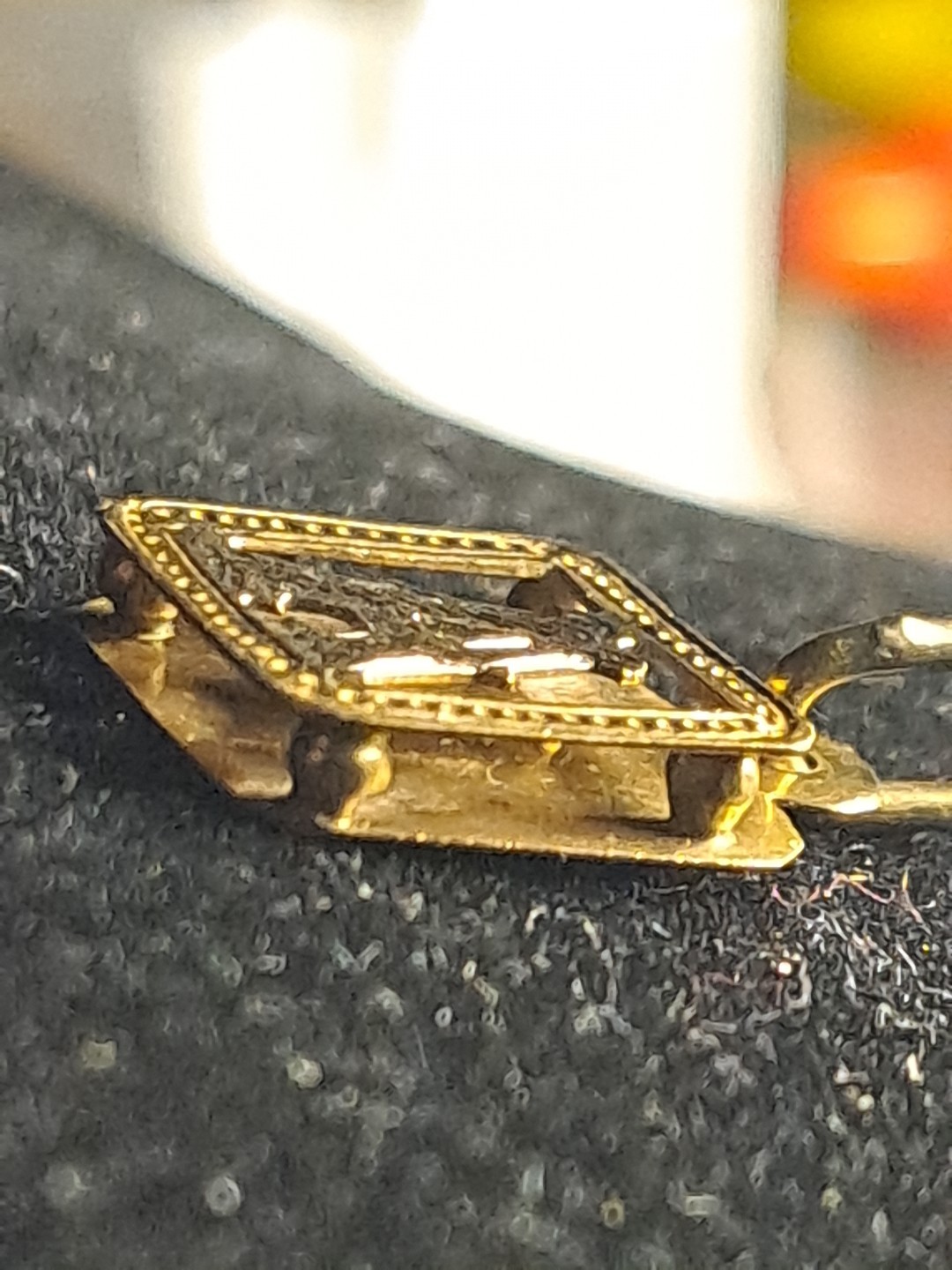 10k Solid Yellow Gold Designer INITIAL A Pendant … - image 10