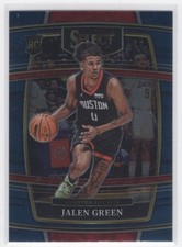 #7 2021-22 Select Retail Blue BASE * Jalen Green RC Houston Rockets