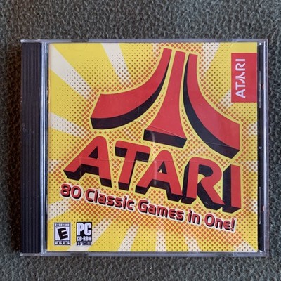 Vtg 2003 Atari 80 Classic Games in One PC CD ROM Software Computer Video Games
