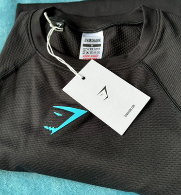 Купить gymshark onyx midnight v5 50 seamless t shirt black blue