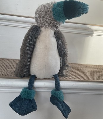 Moulin Roty Crazy Bird mit blauen Füßen 39 cm 