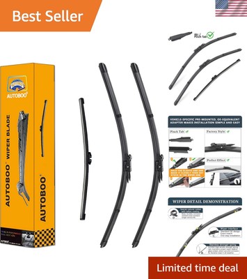 Durable 28+28+11 Inch Wiper Set for Ford Escape 2013-2019 - Weather Resistant