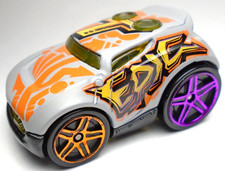 2017 HOT WHEELS ROCKET BOX EPIC T GRAY 1:64 DIECAST 2 1/8" CAR ORANGE & YELLOW