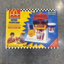 Vintage 1993 McDonald s Happy Meal Magic Drink Fountain Mattel SEALED