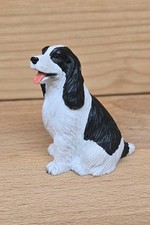 Springer Spaniel Mini Hand Painted Figurine Blk