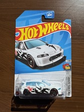Hot Wheels Honda Civic Custom White HW Drag Strip 7/10 Mainline 172/250