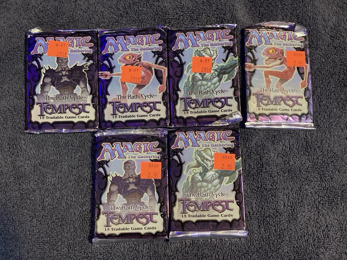 Preços baixos em Magic: The Gathering Tempest Lacrado pacotes de