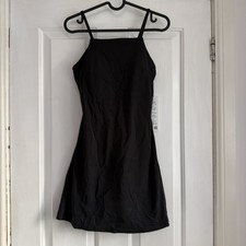 Lululemon Align Side Slit Cami Strap Dress Black Size US6 UK 10-12 BNWT