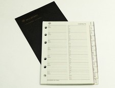Mulberry The Agenda A-Z Index New A6 nuovo rubrica inserti organizer timer