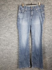 Ariat Jeans Womens 29L Perfect Rise Bootcut Annie R.E.A.L. Denim Stained Pants