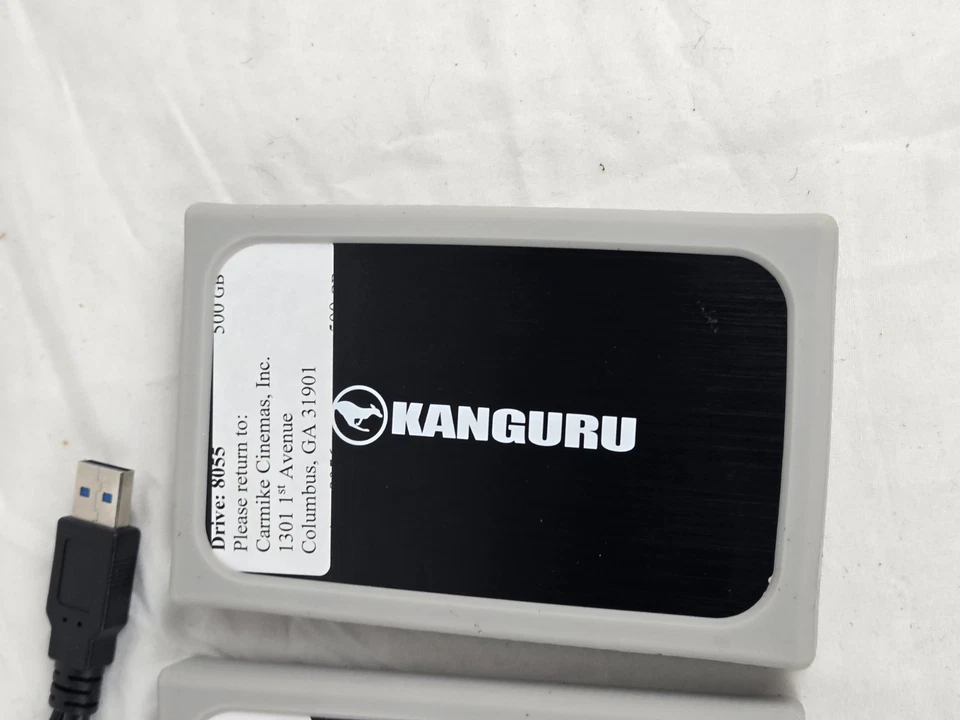 Лот из 2 редких Kanguru 500GB внешний твердотельный жесткий диск - Изображение 3 из 4