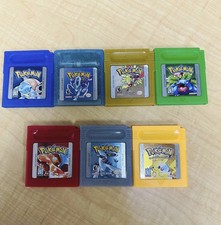 For Nintendo GBA GBC Game Card- 7 Colours GAMEBOY COLOR Pokemon Game Series