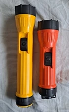 Lot of 2 Bright Star D Cell Incandescent Flashlights