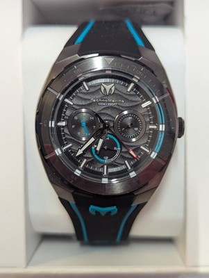 TechnoMarine Cruise Legend Men's Watch - 43mm, Blue, Black (TM-125021)