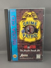 * Crime Patrol (Sega CD, 1994) Complete CIB With Registration Card And Inserts