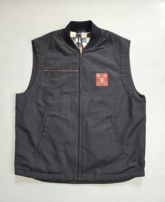 TRAMAROSSA x ABARTH DARK NAVY BLUE COTTON BLEND MEN'S VEST SIZE L MADE IN ITALY