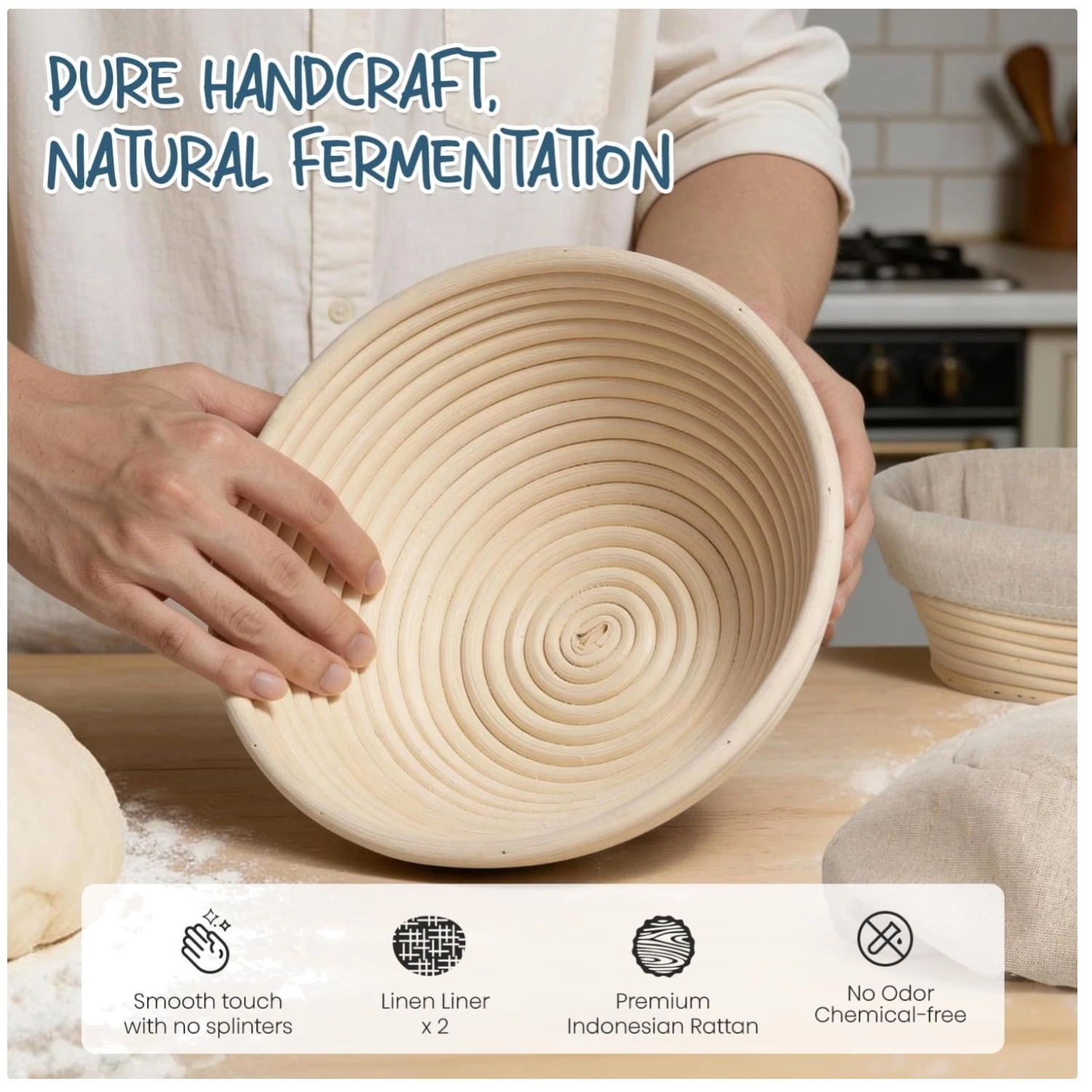 Dough Whisk & Lame Set for Bread Baking