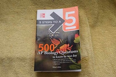 5 Steps to a 5 500 AP Biology - Paperback, by Lebitz Mina; editor - Very Good