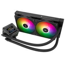 FW 240 SE ARGB Black-Aio CPU Liquid Cooler,Ips LCD Screen with 320  240 Resolut