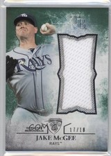 2015 Topps Triple Threads Unity Single Jumbo Relics Emerald 17/18 Jake McGee 1v1