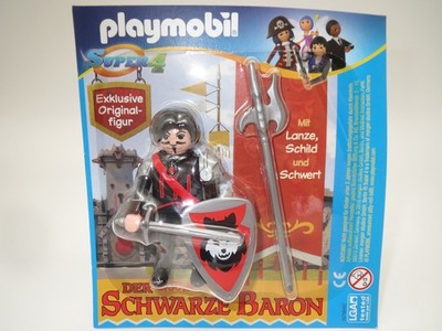 Playmobil ''Der schwarze Baron mit Lanze,Schild & Schwert'' NEU & OVP ''2016''