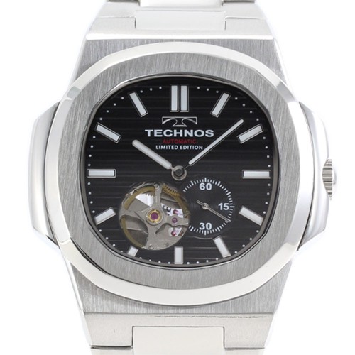 TECHNOS T9A62SB Automatic Analog Black Silver - Picture 2 of 6