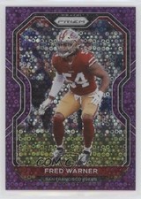 2020 Panini Prizm No Huddle Purple Prizm 19/35 Fred Warner #286 0c3