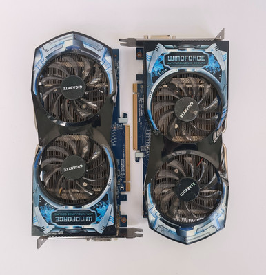 CrossFire Set 2x Gigabyte Radeon HD 6850 WindForce 2X 1GB GDDR5 Retro GPU Tested