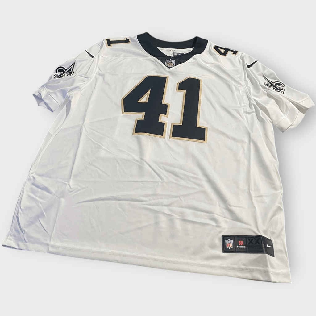 Nike New Orleans Saints Alvin Kamara #41 Road Limited White Jersey Mens size 2XL
