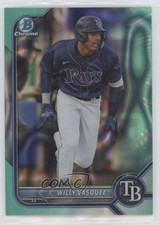 2022 Bowman Draft Chrome Aqua Lava Refractor 63/199 Willy Vasquez #BDC-40 0j5z