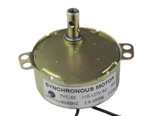 TYC50 Small Synchronous Electric Motor AC 110V 2.53RPM CCW Turntable Gear