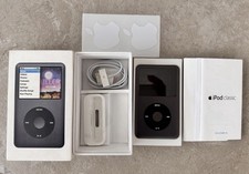 Apple iPod classic 7th Generation 160GB MC297J/A New Battery Good 411