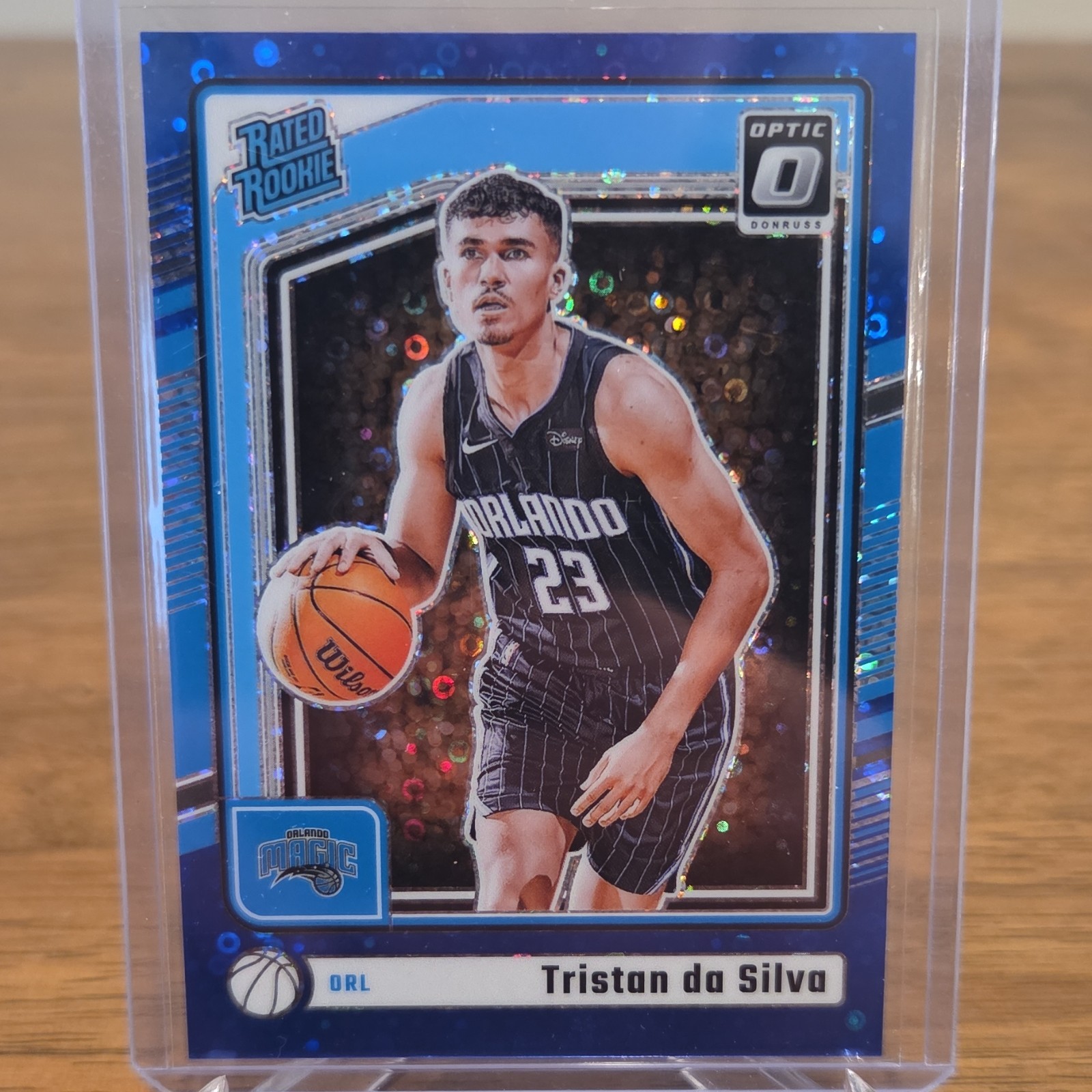 Panini 2024-25 Donruss Optic Rated Rookie Blue Disco Tristan da Silva #260 /49