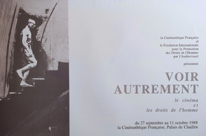 Affiche originale exposition "Voir Autrement" 1988 — Affiche originale d'exposition, Palais de Chaillot, Paris — vue 2 sur 6