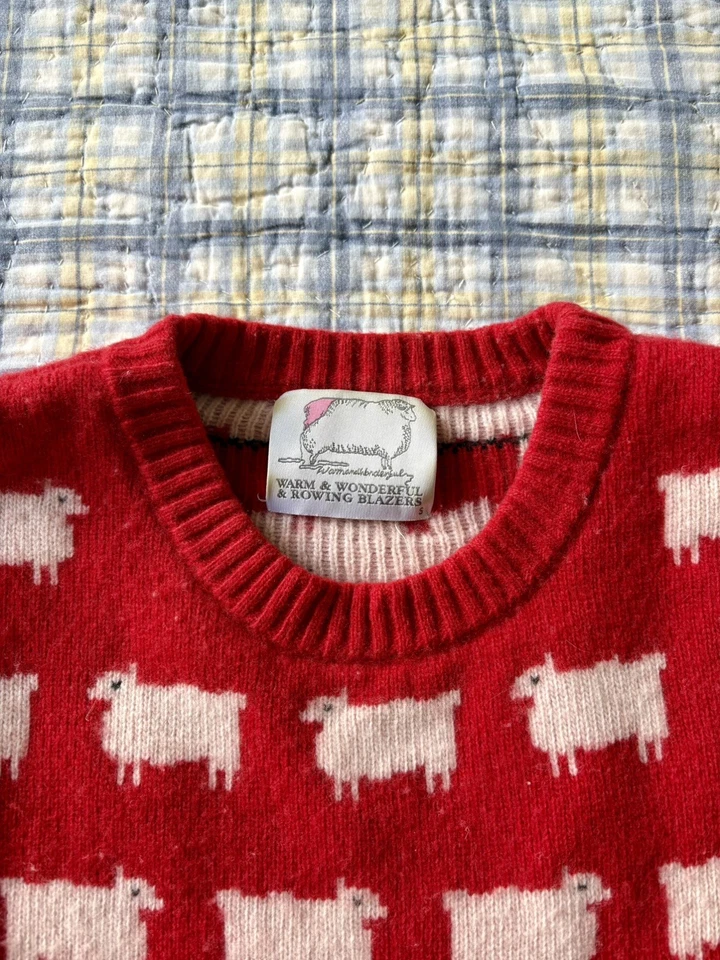 Blazers de Remo Cálidos y Maravillosos Princesa Diana Negro Oveja Rojo Suéter De Colección Foto 3 de 4