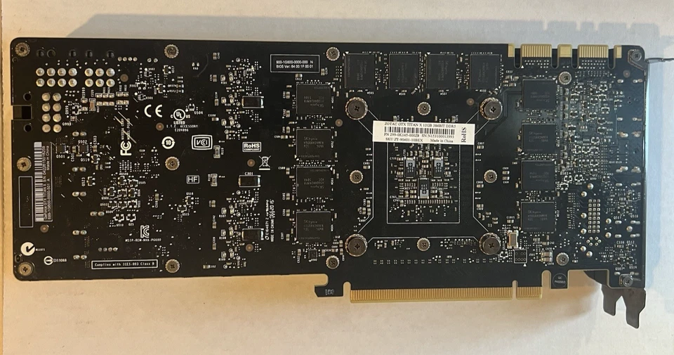 ZOTAC/Nvidia  GTX TITAN X 12GB Graphics Card 299-0K145-000Z8 - Image 4 of 4