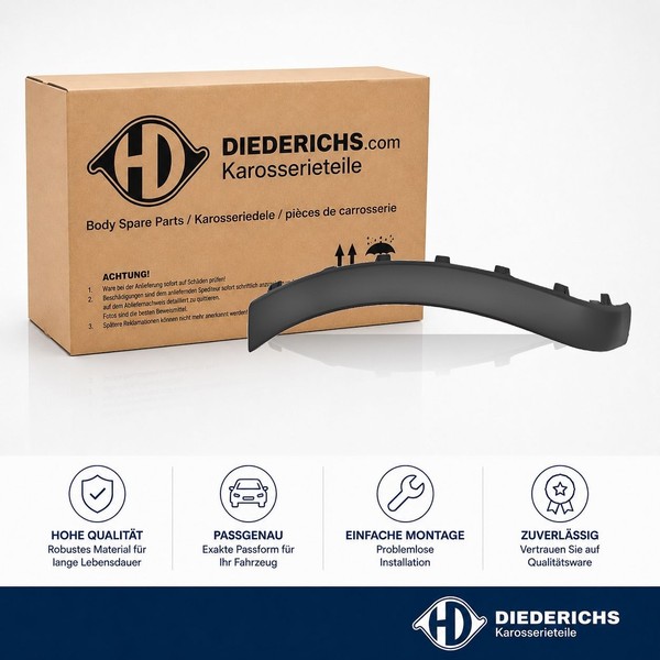 Zier Schutzleiste StossfÄNger Hinten Links Diederichs 2205467 FÜR VW-image