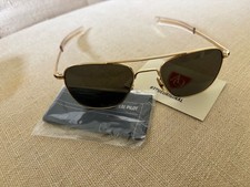 New AO Original pilot gold frame gray UV lens