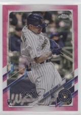 2021 Topps Chrome Update Target Pink Wave Refractor Mario Feliciano #USC43 03j5
