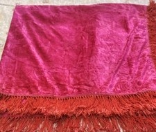 Original alte Sowjetunion UdSSR Samt Tischdecke