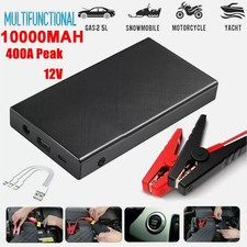 10000MAH 12V Car Emergency Battery Jump Starter Start Booster w/ LED Power Pack