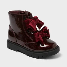 Toddler Estes Shimmer Combat Boots - Cat & Jack