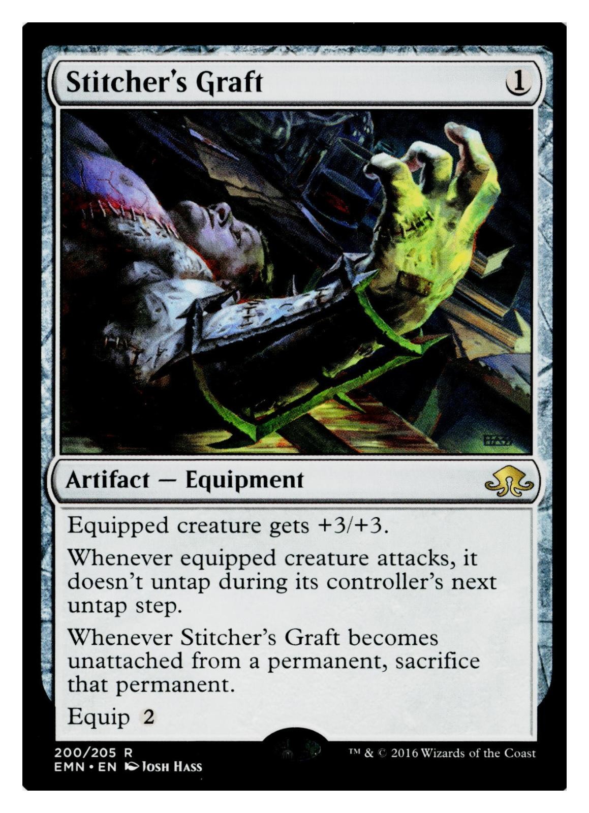 Stitcher's Graft 200 Rare Eldritch Moon Magic: The Gathering Near Mint