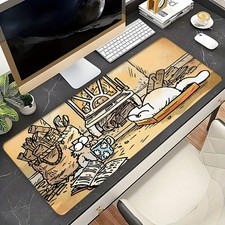 40 90cmSimon'S Cat 2 Mouse Pad - Washable, Durable Non-Slip Rubber Base, Cute Ca